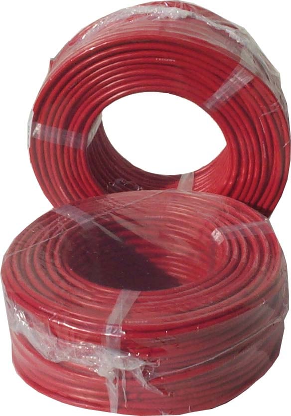 Prolongación manguera alargadera enchufe flexible roja 3x1,5mm2